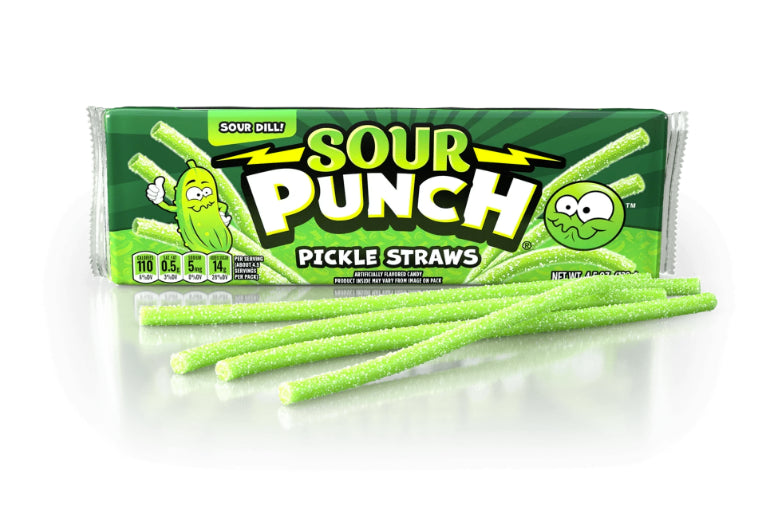 Sour Punch Pickle Straws 4.5oz