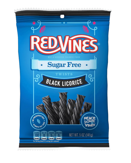 Red Vines Black Sugar Free Licorice Twists, 5oz