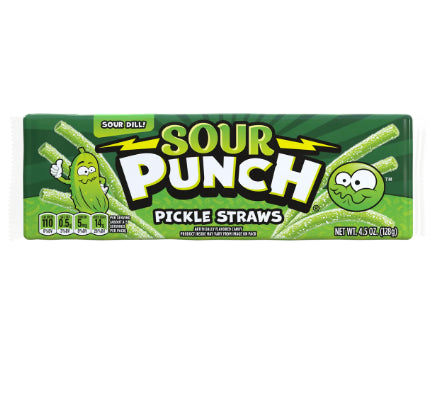 Sour Punch Pickle Straws 4.5oz