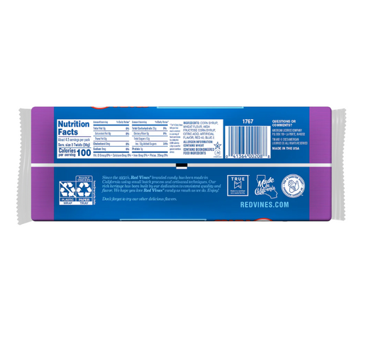 Red Vines Grape Licorice Twists 5oz